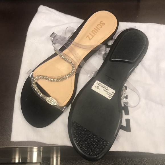 Schulz black snake sandal - Picture 3 of 4